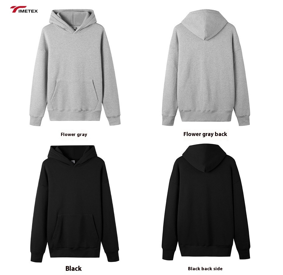 Casual Sport Streetwear Custom Unisex  Heavy Weight Sweatshirt 100% Cotton Polyester Oversized Hoodies for Active Tops