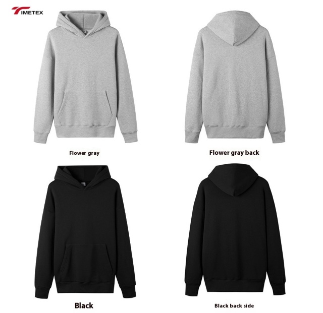 Casual Sport Streetwear Custom Unisex  Heavy Weight Sweatshirt 100% Cotton Polyester Oversized Hoodies for Active Tops