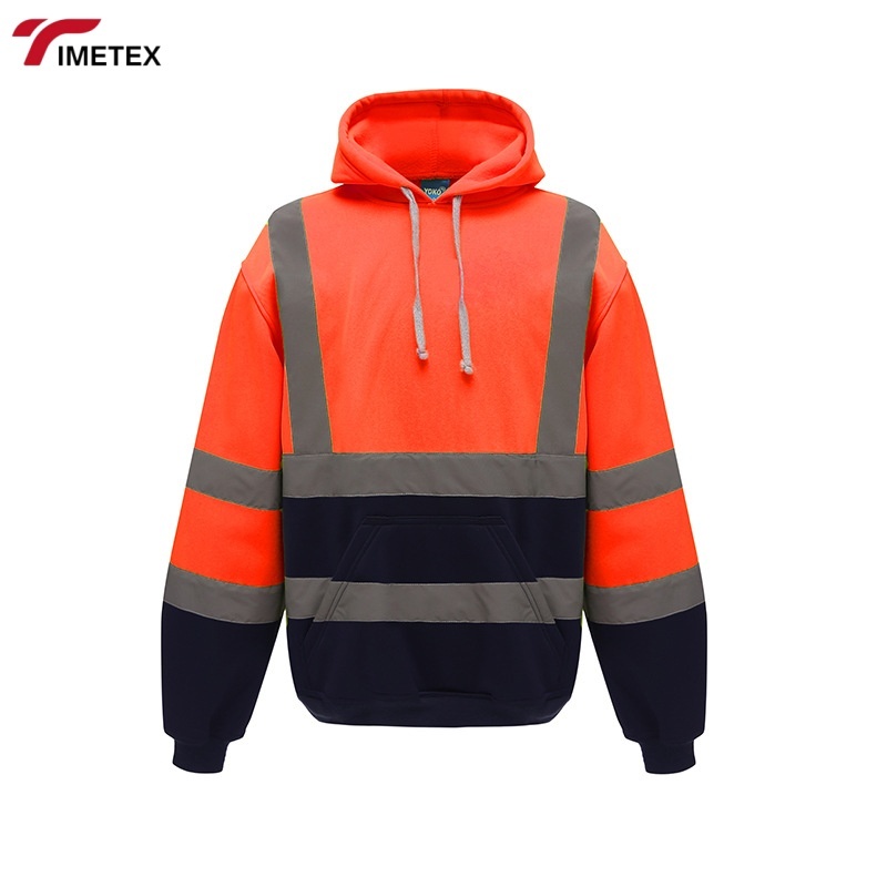 TIMETEX OEM Professional Workwear High Safety Reflective Hoodie Jackets Waterproof and Anti-Static Boiler Suit