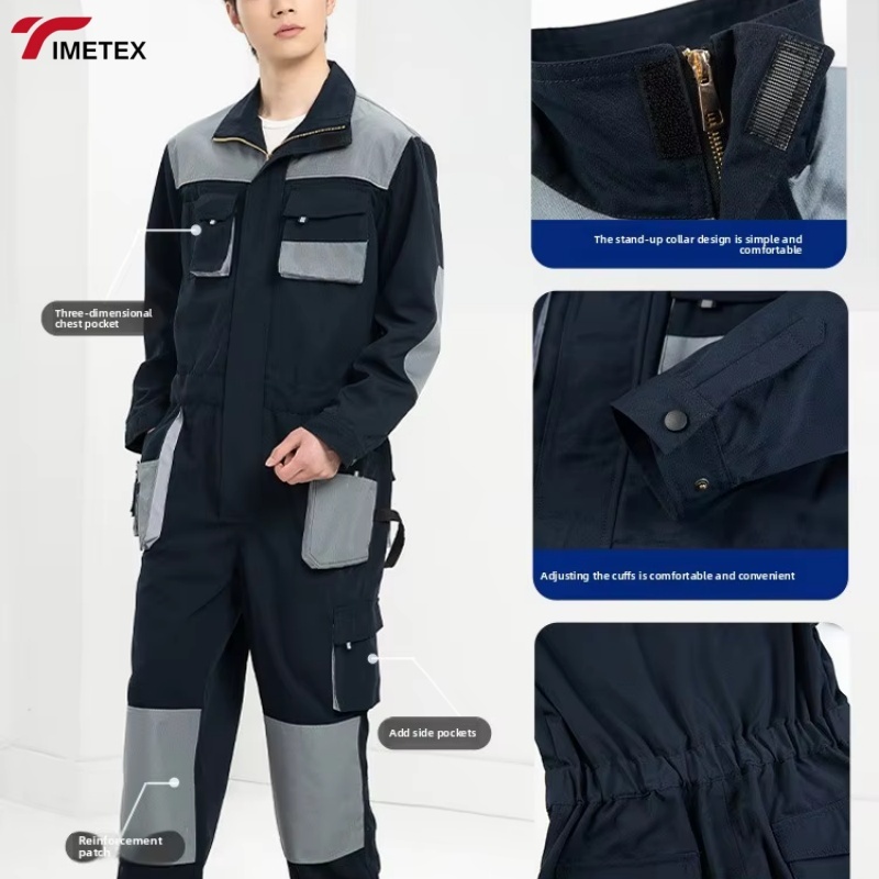Factory Supply Workwear Jacket Pants for Men Women Work Coveralls Overalls Construction Work Bib Pants Clothes Uniforms Suits