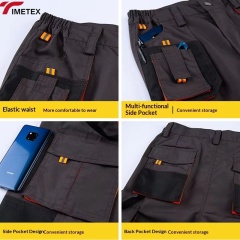 Work Pants for Men Cargo Trousers Electrician Safety Waterproof Bleach Resistant Custom Multi Pocket Junior Carpenter Knee Pads