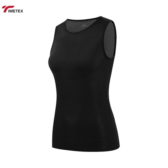 TIMETEX Lightweight Mesh Sleeveless Vest Cycling Summer Quick Dry Breathable Tank Top Road Bike Sports for Women