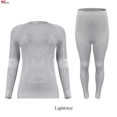 TIMETEX Unisex Wool Ski Base Layer Quick Dry Warm Thermal Underwear Top Moisture Wicking for Outdoor Hiking Mountaineering