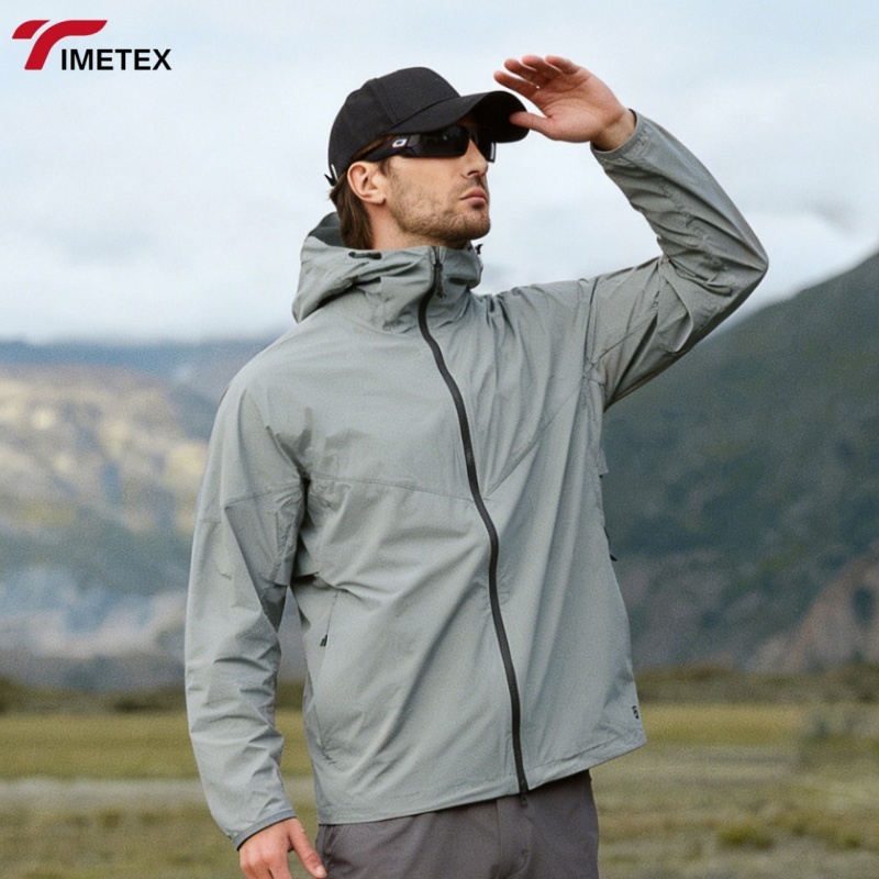OEM Outdoor Rain Hardshell Jacket Large Size Men's Waterproof Camping Hiking Warm Climbing Clothing
