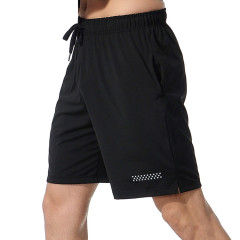 TIMETEX OEM Summer Mens Gym Shorts Custom Logo Black Drawstring Quick-dry Essential Shorts Basketball Training Shorts