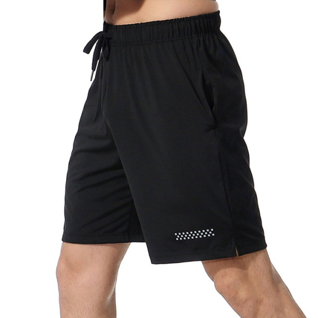 TIMETEX OEM Summer Mens Gym Shorts Custom Logo Black Drawstring Quick-dry Essential Shorts Basketball Training Shorts