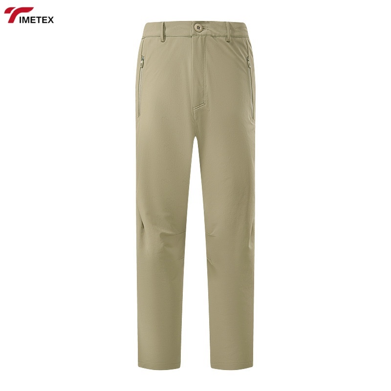 TIMETEX High Elasticity Lightweight Breathable Casual Pants Men Waterproof Multi-Pocket of Men's Pants