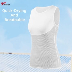TIMETEX Lightweight Mesh Sleeveless Vest Cycling Summer Quick Dry Breathable Tank Top Road Bike Sports for Women