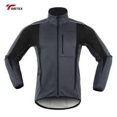 TIMETEX 2025 Custom Softshell Windbreaker Jacket for Men Waterproof Canvas Stand Collar with Front Logo for Winter