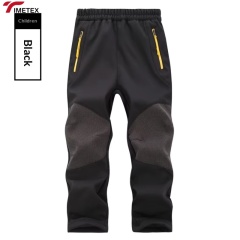 Winter Thickened Waterproof Softshell Outdoor Hiking Pants for Unisex  Fleece-Lined Breathable Windproof Solid Washed