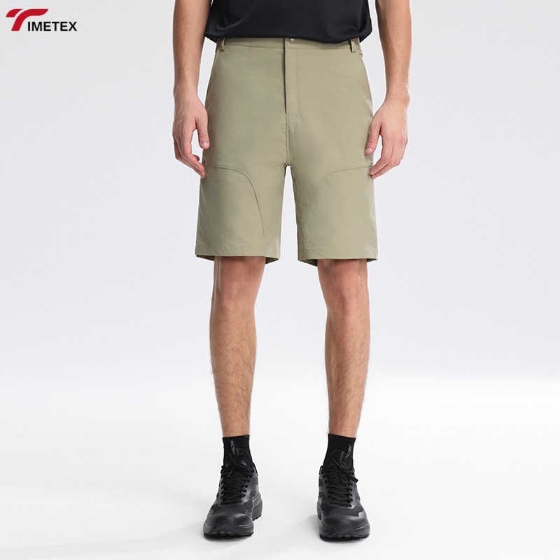 TIMETEX Outdoor Sports Shorts Men's Breathable Quick Dry Loose Mountaineering Loose Casual Cropped Hiking Shorts for Men