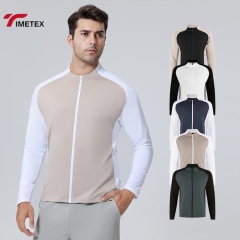 TIMETEX Wholesale Breathable Hooded Sports Jacket Fitness Workout Sportswear Loose Men Zip up Casual Training Jacket With Pocket