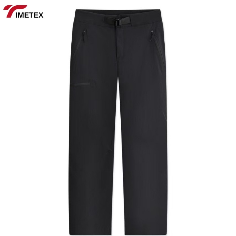 Buttons Gym Pants Straight Leg Men Polyester Spandex Golf Pants High Quality Four Pocket Men Golf Pants