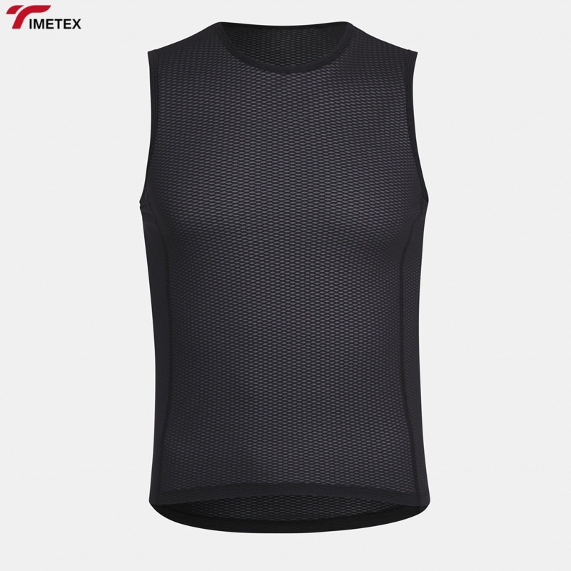 TIMETEX Quick Dry Ice Silk Cycling Unisex Sleeveless Bike Vest Breathable Moisture Wicking Sports Tank Top for Outdoor Riding