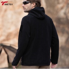 Men's Fleece Pullover with Thick Insulation for Winter and Autumn Warm and Windproof Polar Jacket Outdoor Sport Clothing