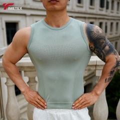 TIMETEX High Quality Nylon/Spandex Breathable Anti-pilling Casual Regular Fit Mens Tank Top Gym Workout Fitness Streetwear