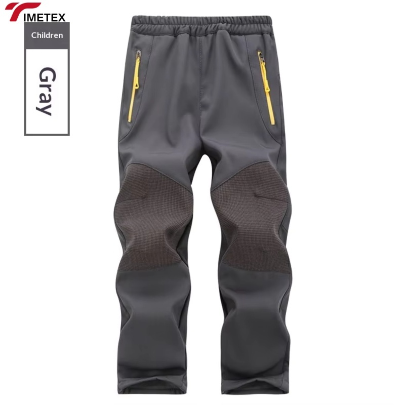 Winter Thickened Waterproof Softshell Outdoor Hiking Pants for Unisex  Fleece-Lined Breathable Windproof Solid Washed