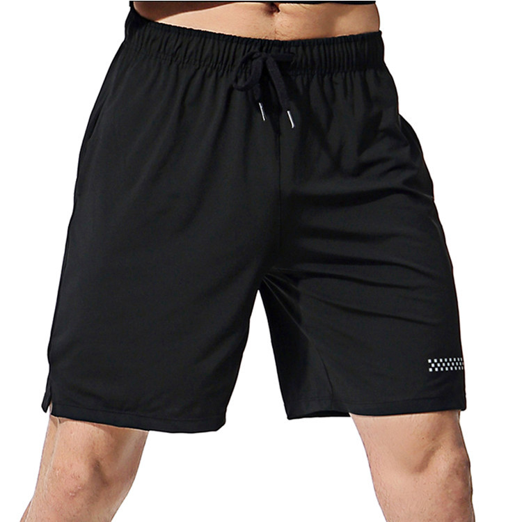 TIMETEX OEM Summer Mens Gym Shorts Custom Logo Black Drawstring Quick-dry Essential Shorts Basketball Training Shorts