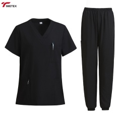 TIMETEX Medical Scrubs Elastic Quick Dry Breathable Lightweight Moisture Wicking Surgical Isolation Gowns Unisex Hospital Use