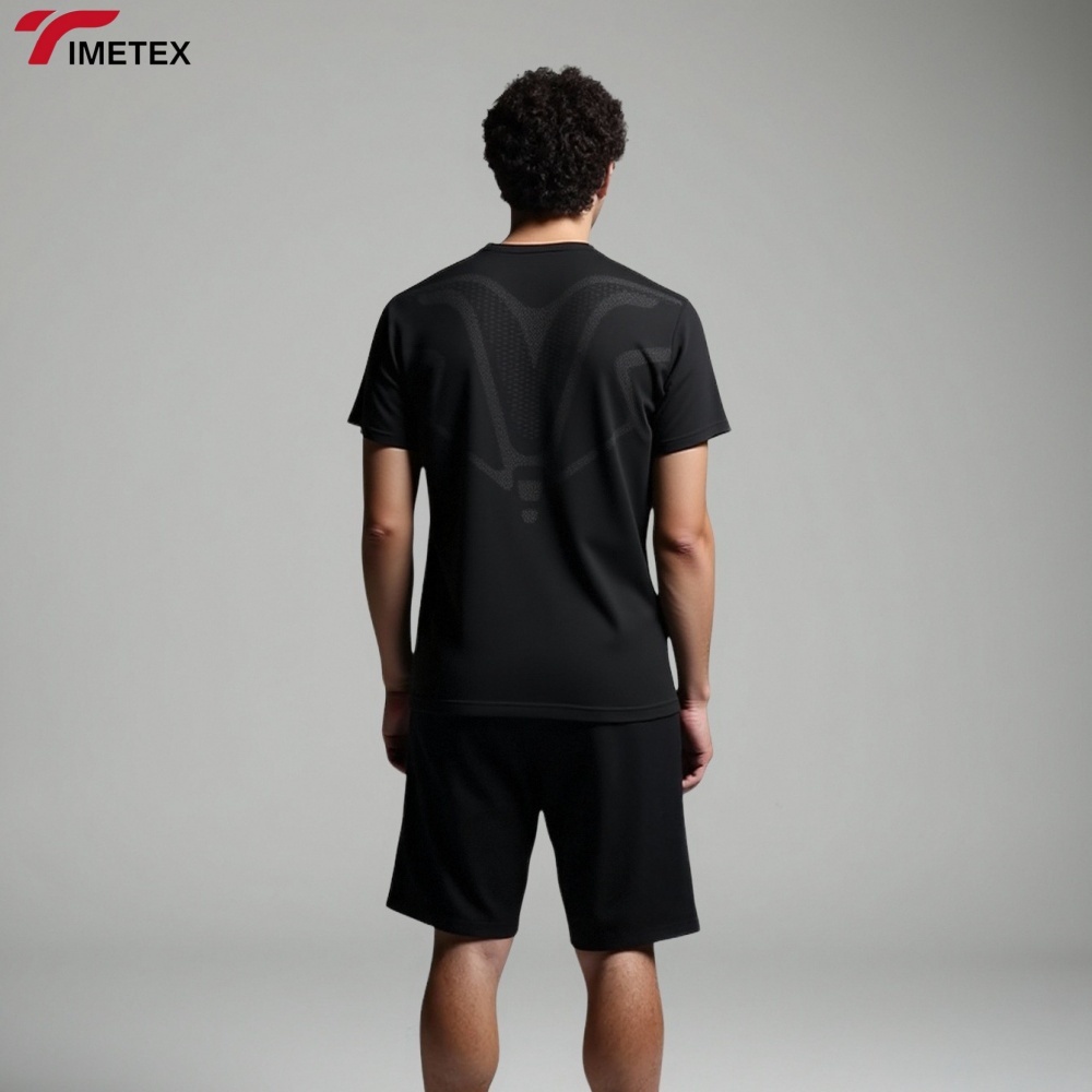 TIMETEX Quick Dry Breathable Men's Short Sleeve T-Shirt Machine Washable Athletic Top for Running Training