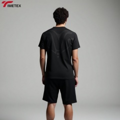 TIMETEX Quick Dry Breathable Men's Short Sleeve T-Shirt Machine Washable Athletic Top for Running Training