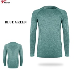 TIMETEX Women's Spring Autumn Long Sleeve Yoga Sports Shirt Quick Dry Breathable Slim Fit Top for Running and Fitness