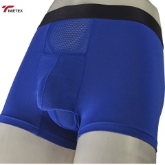 TIMETEX Men's Dual Pouch Bulge Enhancing Boxer Briefs Modal Separate Pocket Underwear with Scrotal Support