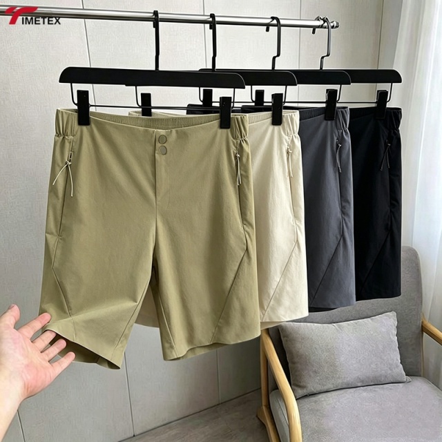 TIMETEX Outdoor Sports Shorts Men's Breathable Quick Dry Loose Mountaineering Loose Casual Cropped Hiking Shorts for Men