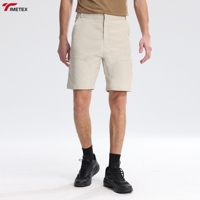 TIMETEX Outdoor Sports Shorts Men's Breathable Quick Dry Loose Mountaineering Loose Casual Cropped Hiking Shorts for Men