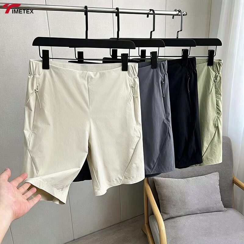 TIMETEX Outdoor Sports Shorts Men's Breathable Quick Dry Loose Mountaineering Loose Casual Cropped Hiking Shorts for Men