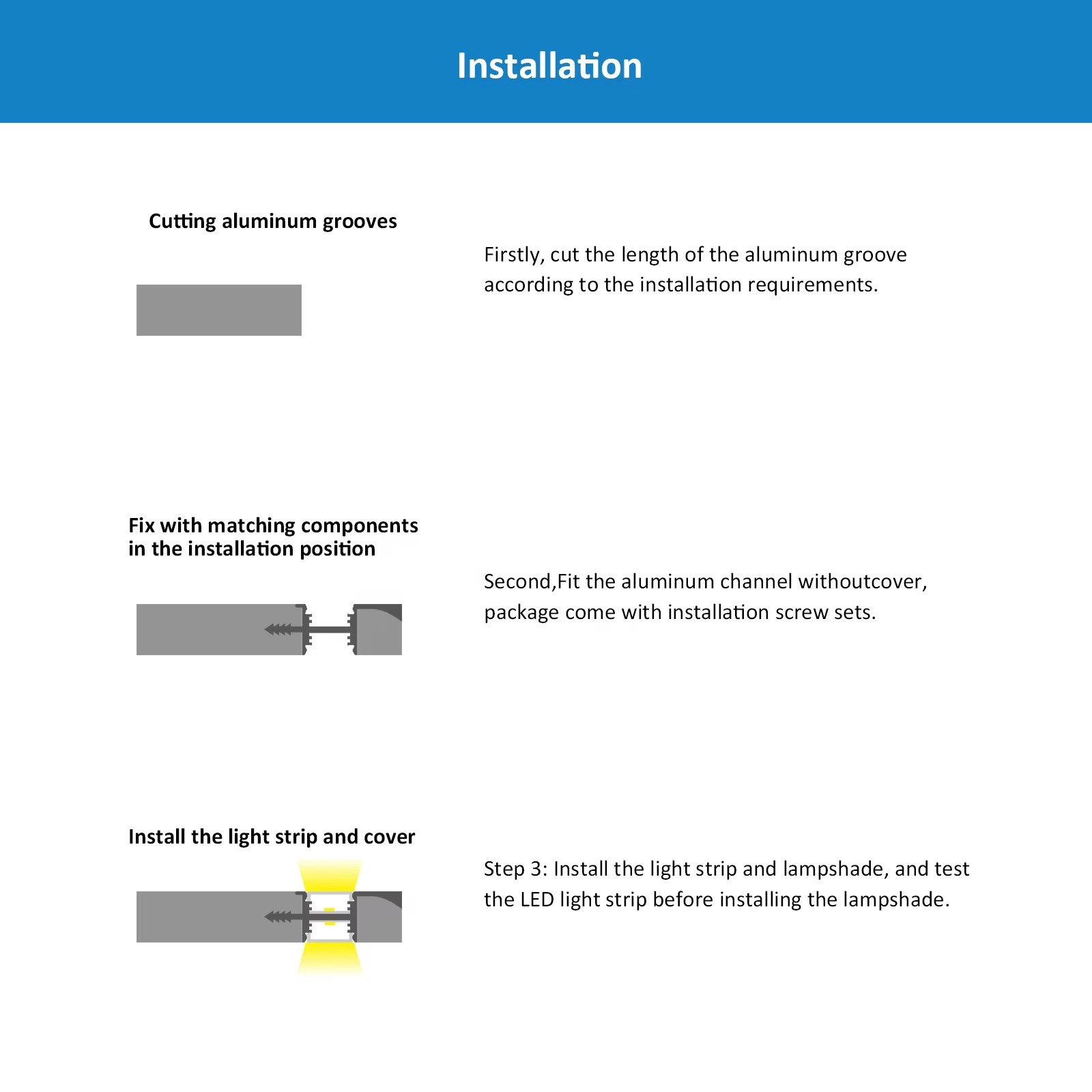Wholesale 40×20mm Aluminum Kitchen LED Profile – Surface Mounted Cabinet Strip Light Channel for Modern Lighting