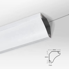 Custom Surface Mounted LED Aluminum Profile Light Channel