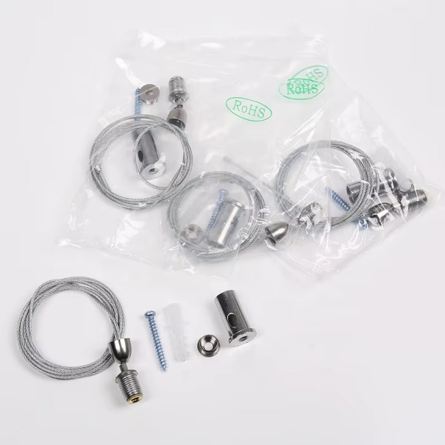 Galvanized Steel Wire Cable Hanger Ceiling Hanging Suspension Kit for Hanging System