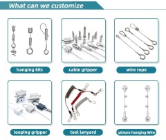 Galvanized Steel Wire Cable Hanger Ceiling Hanging Suspension Kit for Hanging System