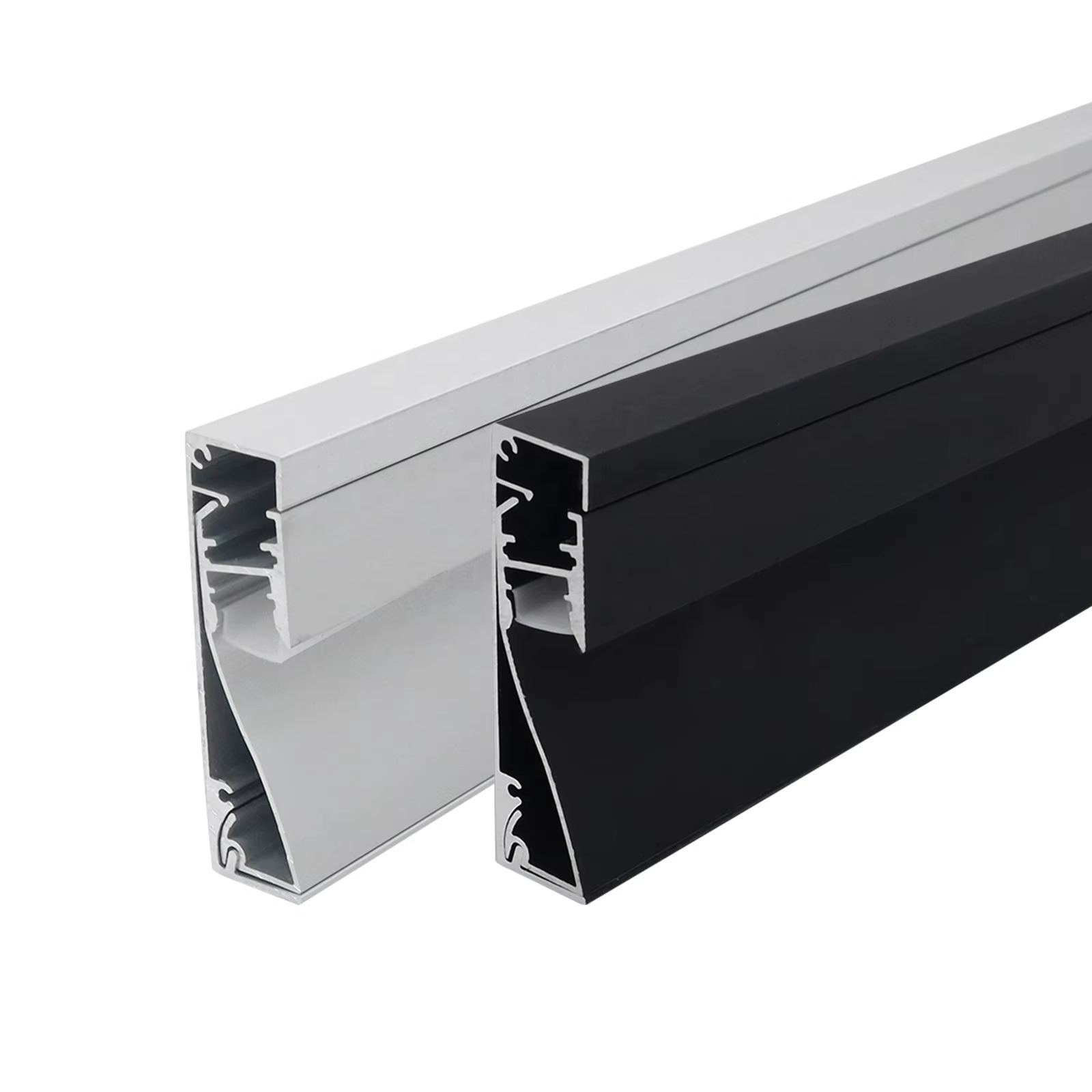 Wholesale Customizable LED Aluminum Skirting Board 60×16mm – Flexible Alloy Profile for Commercial Lighting