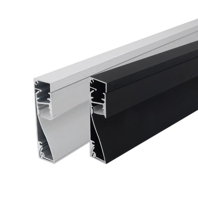 Wholesale Customizable LED Aluminum Skirting Board 60×16mm – Flexible Alloy Profile for Commercial Lighting