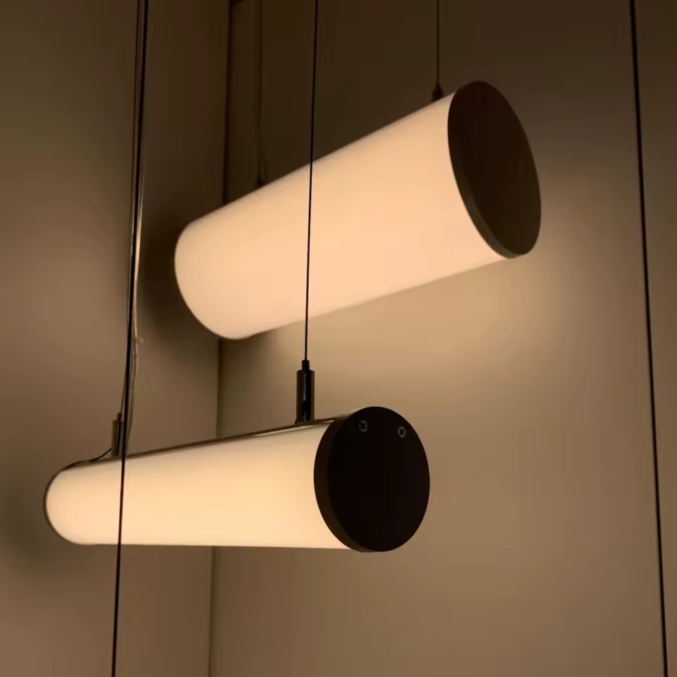 30mm 60mm 120mm Diameter With PC Diffused Cover Led Strip Light Suspended Round Aluminum LED Profile
