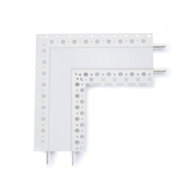 Plaster-in LED Channel with Diffuser for Drywall & Gypsum Recessed Lighting