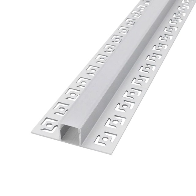 Drywall Profile 57*15mm Surfaced Mounted Gypsum Silver Black Profil Plaster Led