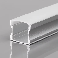 Indoor 6063-T5 Anodized Square LED Aluminum Profile Heat Sink Housing
