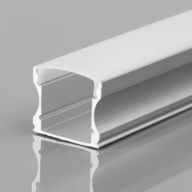 Indoor 6063-T5 Anodized Square LED Aluminum Profile Heat Sink Housing