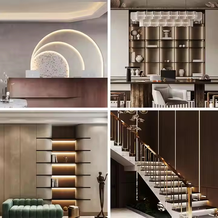 Recessed LED Aluminum Profile Silver with Diffuser for LED Strip Lighting Channel System