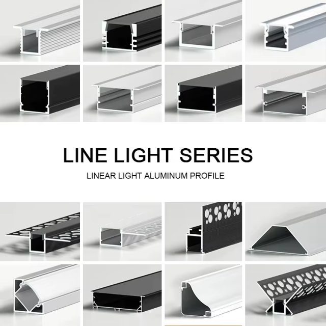U Shape LED Aluminium Profile with Diffuser High Quality LED Strip Light Channel
