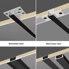 U Shape LED Aluminium Profile with Diffuser High Quality LED Strip Light Channel