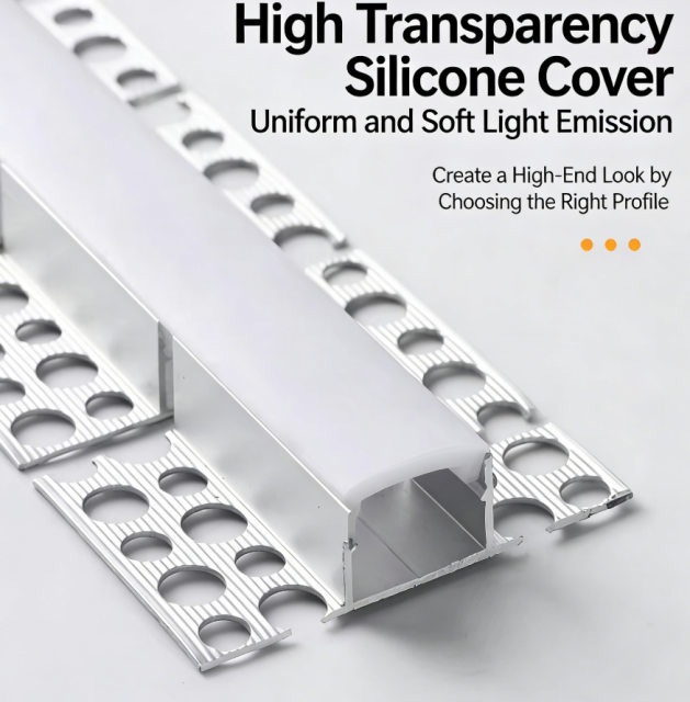 20MM Double Bottom Lace Keel 6000 Series Aluminum Alloy LED Light Flexible Bendable Bending Profile Square Anodized Surface