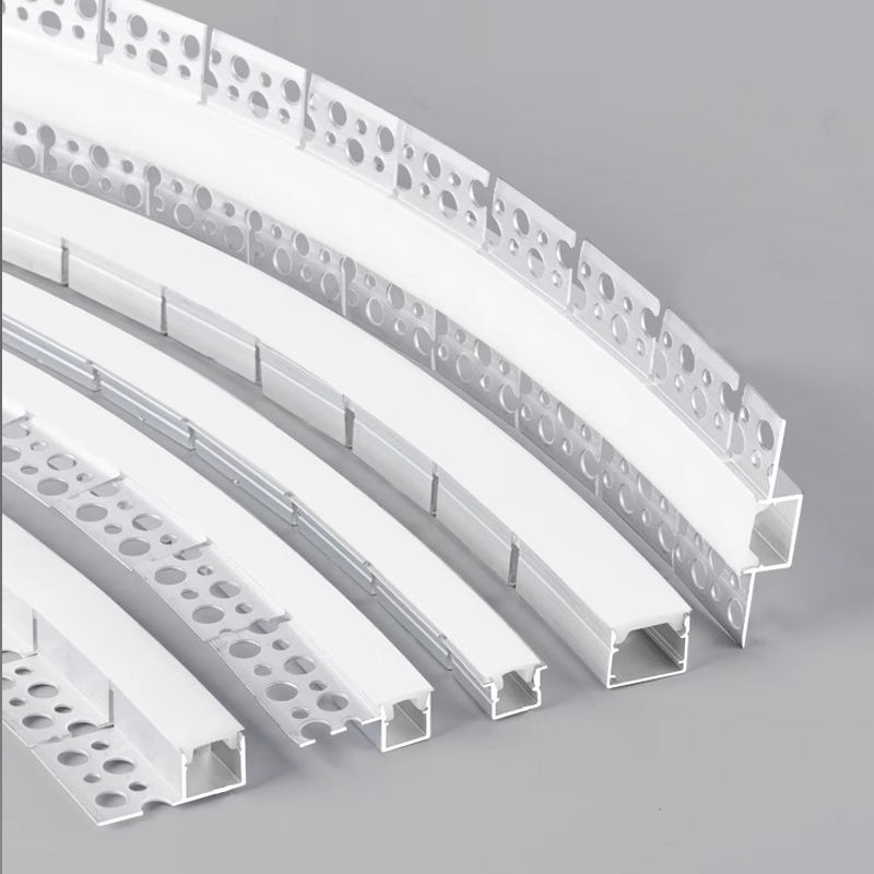 15MM Single Bottom Keel Anodized Aluminum Alloy 6000 Series LED Light Flexible Bendable Bending Profile Housing