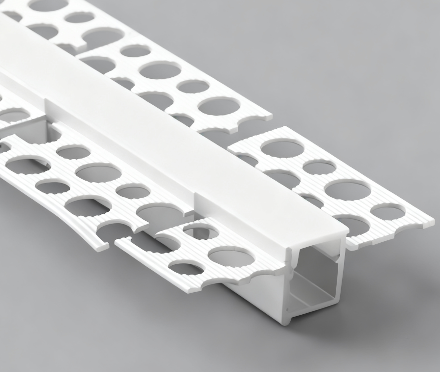 13MM Double-sided Upper Lace Factory Flexible Bendable Profile LED Aluminum Alloy Square Channel with Silicone Cover