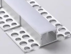 20MM Double Bottom Lace Keel 6000 Series Aluminum Alloy LED Light Flexible Bendable Bending Profile Square Anodized Surface