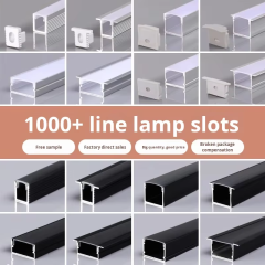 20MM Single Bottom Keel Aluminum Alloy Anodized LED Bending Profile Flexible Bendable 6000 Series Aluminium Housing