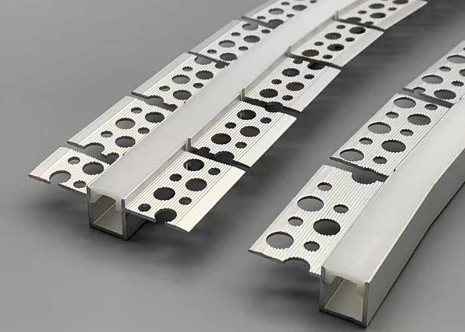 20MM Double-sided Upper Lace Keel Factory Flexible Bendable Aluminum Profile LED Aluminum Alloy Channel with Silicone Cover